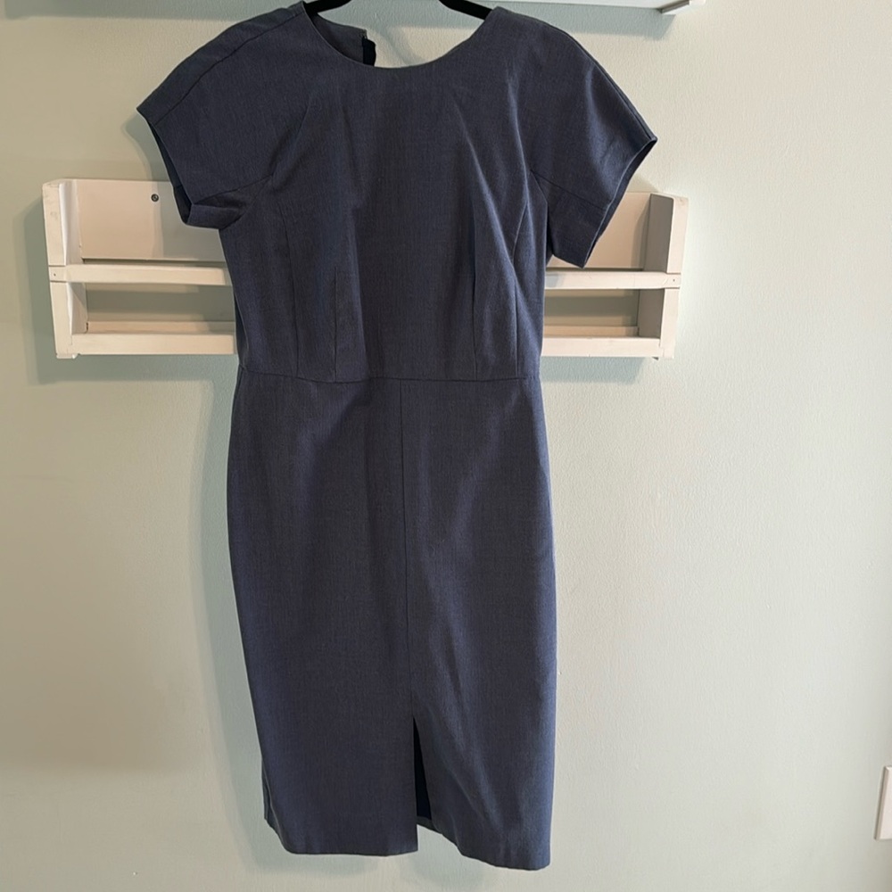 Light blue sheath dress